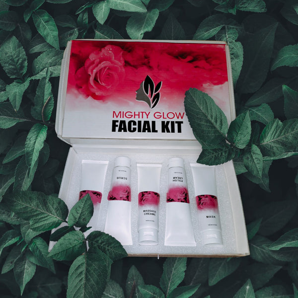 Glow Facial Kit, Five Steps Skin Care Routine